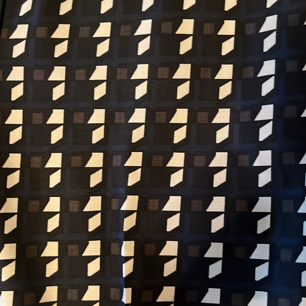 Theory Patterned Crop Pants Size 8 - image 2